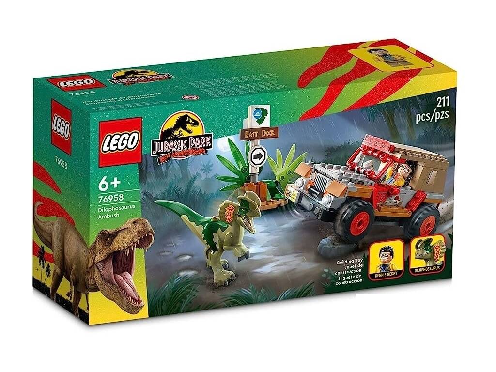Lego Jurassic Park Emboscada ao Dilofossauro 76958
