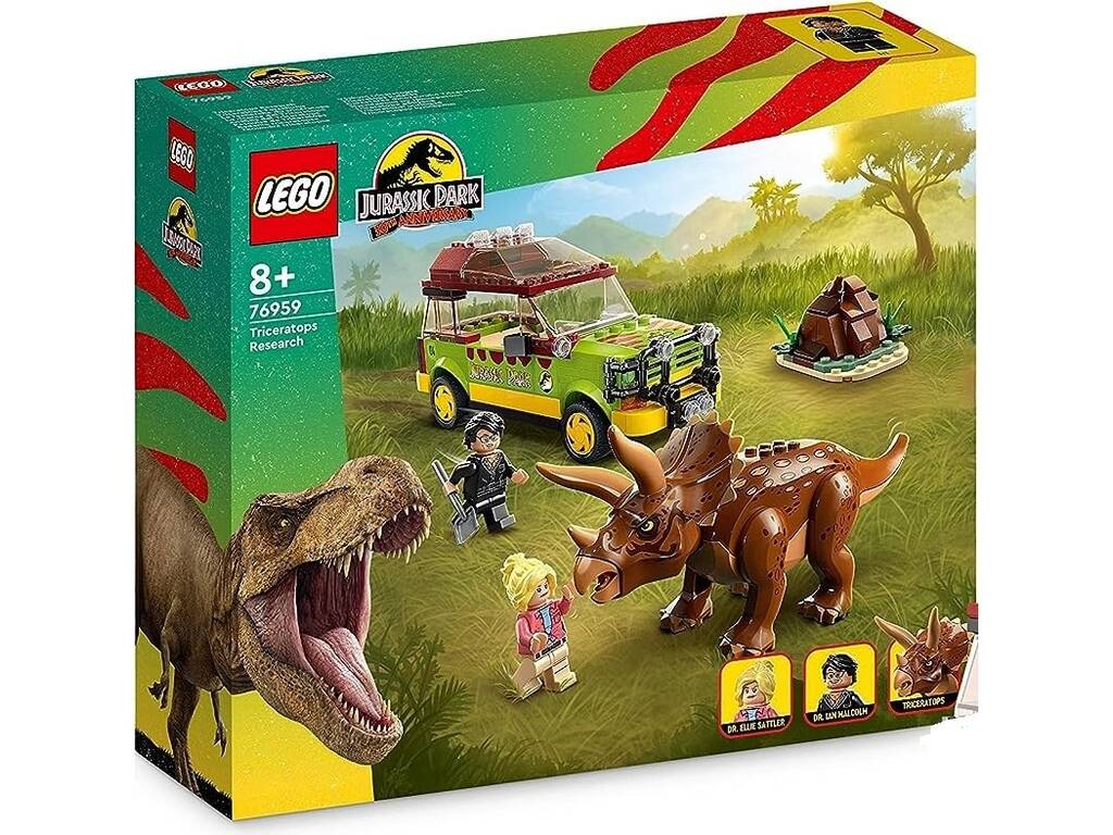 Lego Jurassic World Analyse des Triceratops 76959