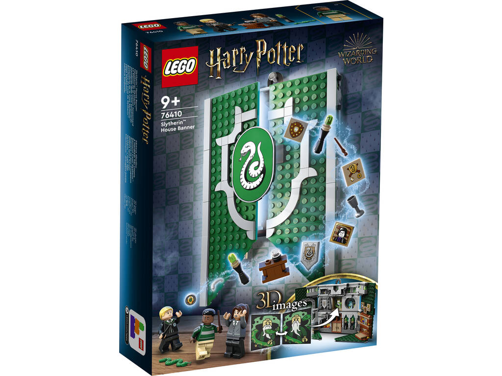 Lego Harry Potter Estandarte da Casa Slytherin 76410