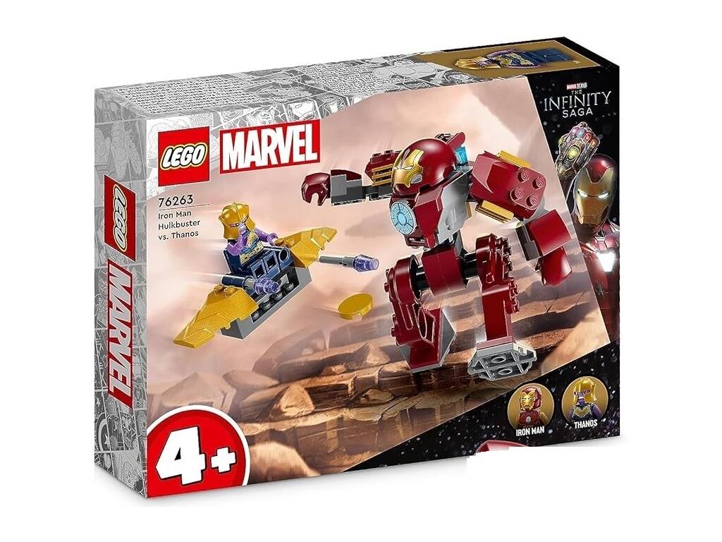 Lego Marvel Hulkbuster de Iron Man vs. Thanos 76263
