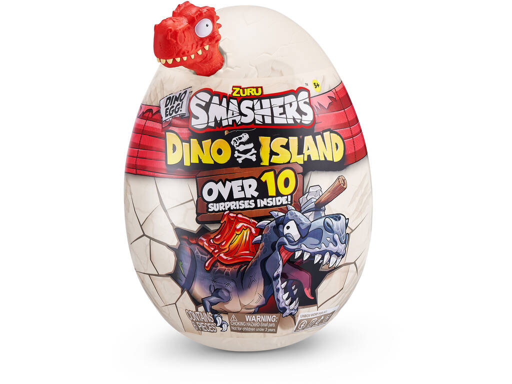 Smashers Dino Island Huevo Sorpresa Bizak 62367486