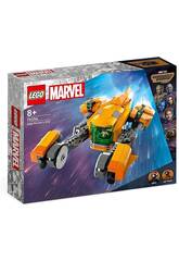 Lego Marvel Guardiões da Galaxia Volume 3 Nave de Baby Rocket 76254