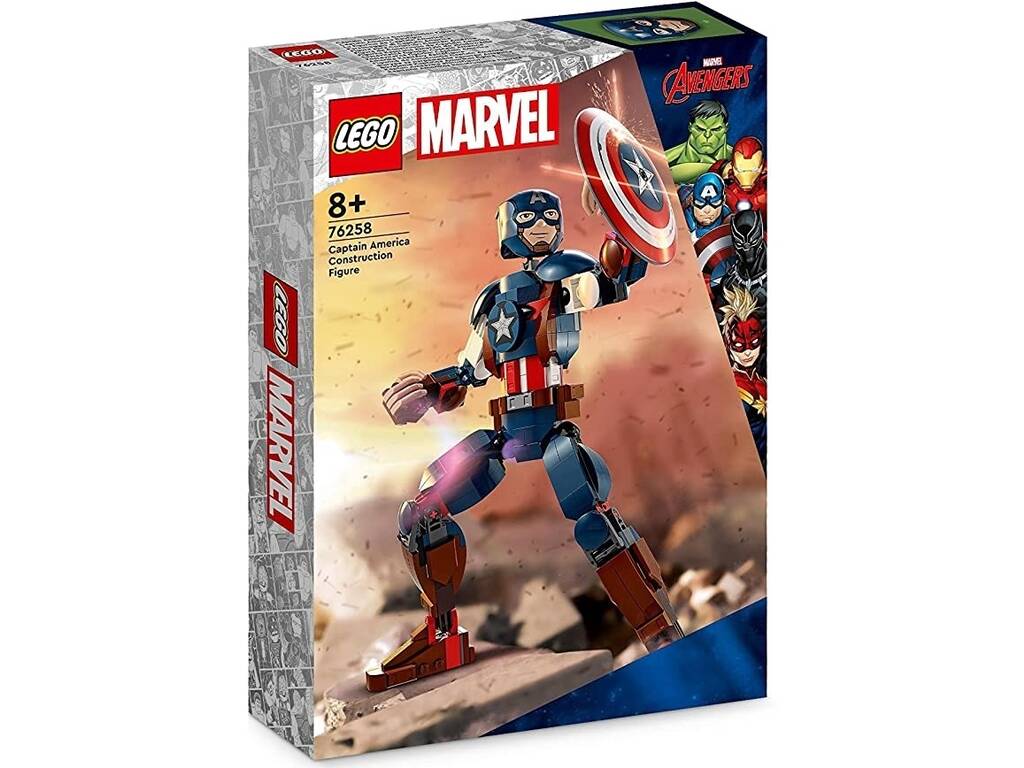 Lego Marvel Avengers Baubare Figur: Captain America 76258