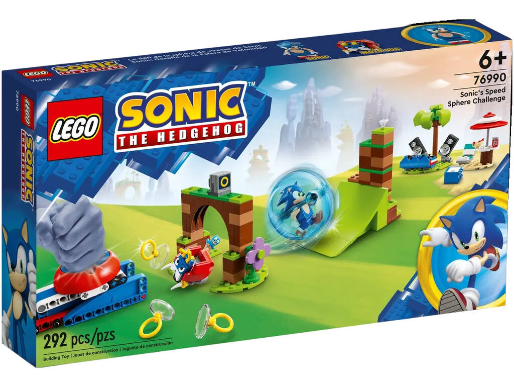 Lego Sonic The Hedgehog : Défi de la sphère de vitesse 76990
