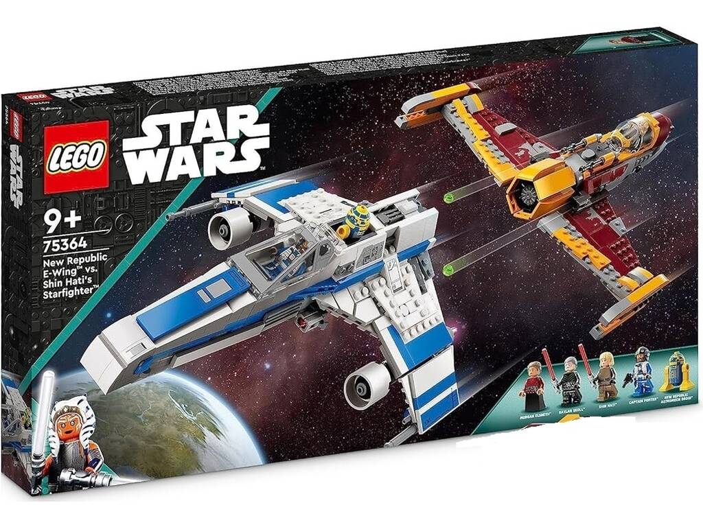 Lego Star Wars Asa-E da Nova República vs. Caça Estelar de Shin Hati 75364