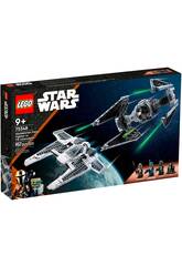 Lego Star Wars Caccia Zanna Mandaloriano vs. Intercettore TIE 75348