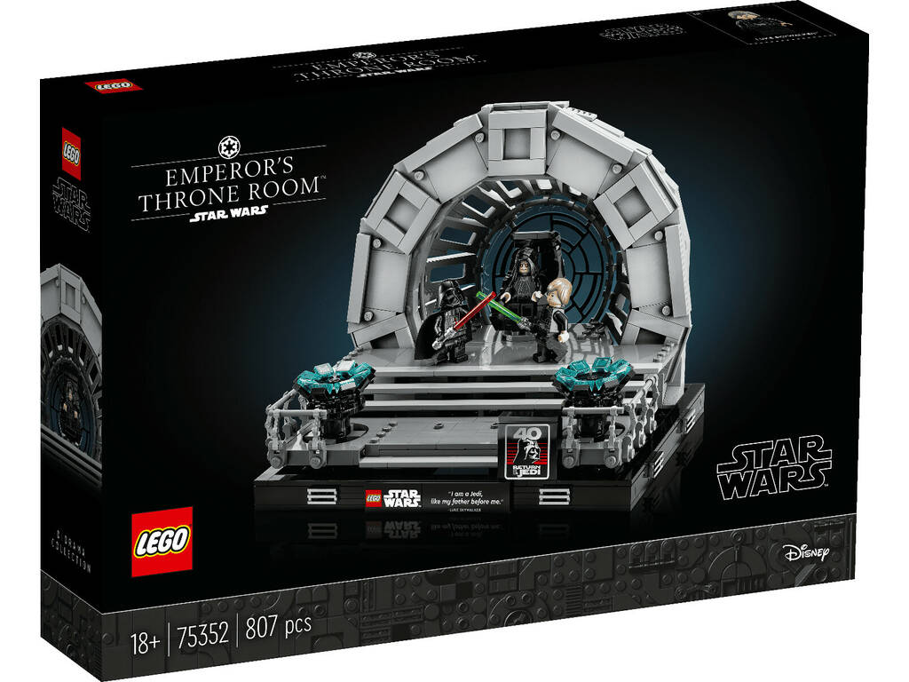 Lego Star Wars Diorama: Sala del Trono dell'Imperatore 75352