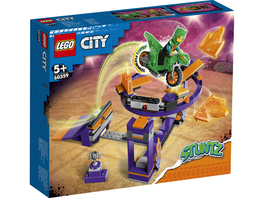 oferta Contador Inútil Lego City Stuntz Desafío Acrobático Rampa y Aro 60359 - Juguetilandia