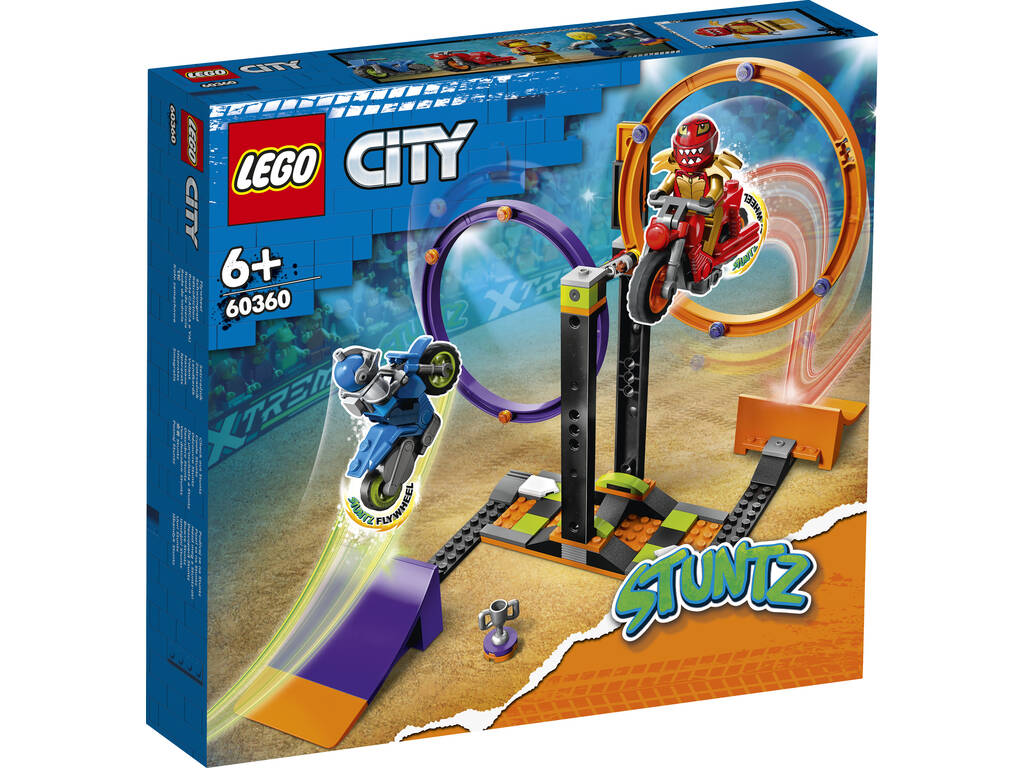 Lego City Stuntz Desafío Acrobático Anéis Rotativos 60360