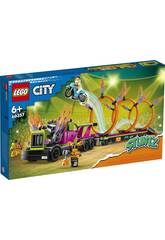 Lego City Stuntz Desafio Acrobtico com Camio e Anis de fogo 60357