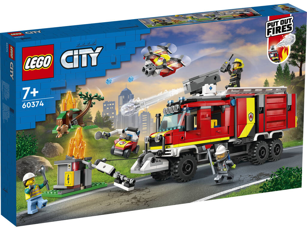 Lego City Fire Unidad Móvil de Control de Incendios 60374