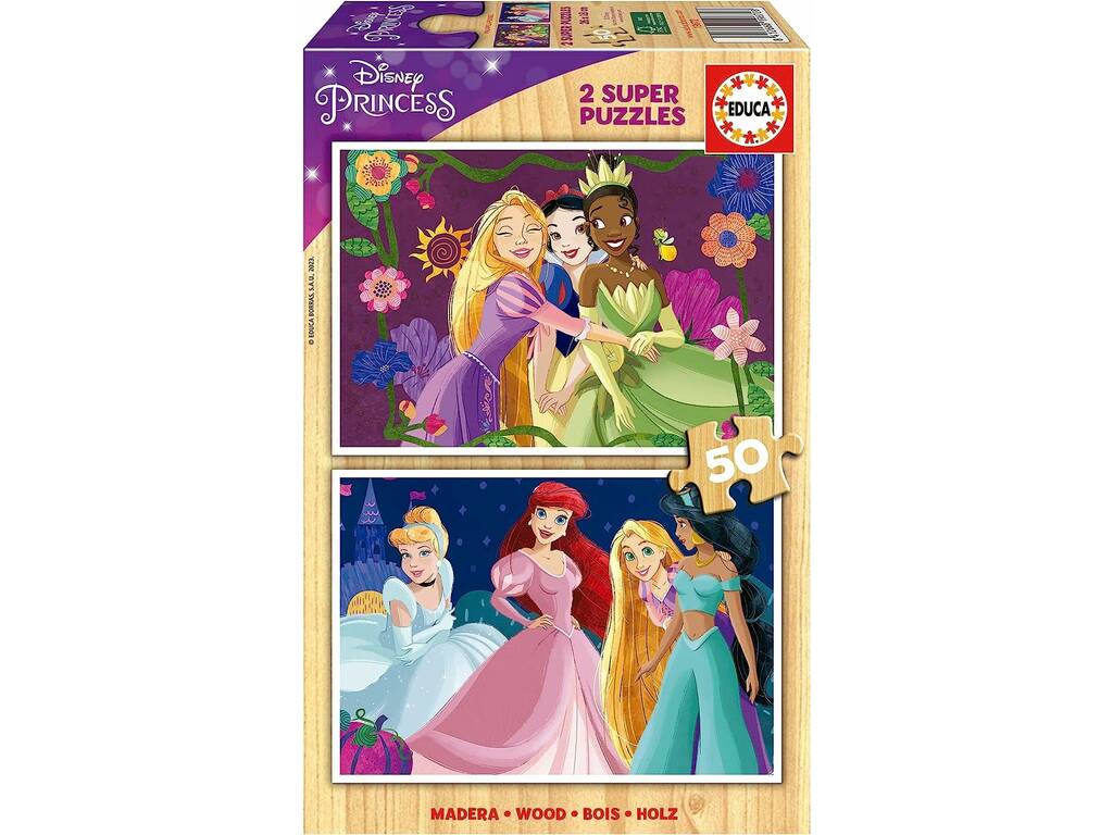Puzzle 2x50 Principesse Disney di Educa 19672