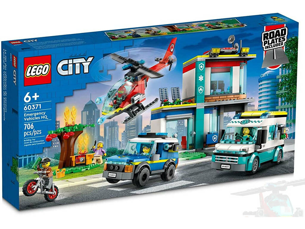 Lego City Police Centro veicoli d'emergenza 60371