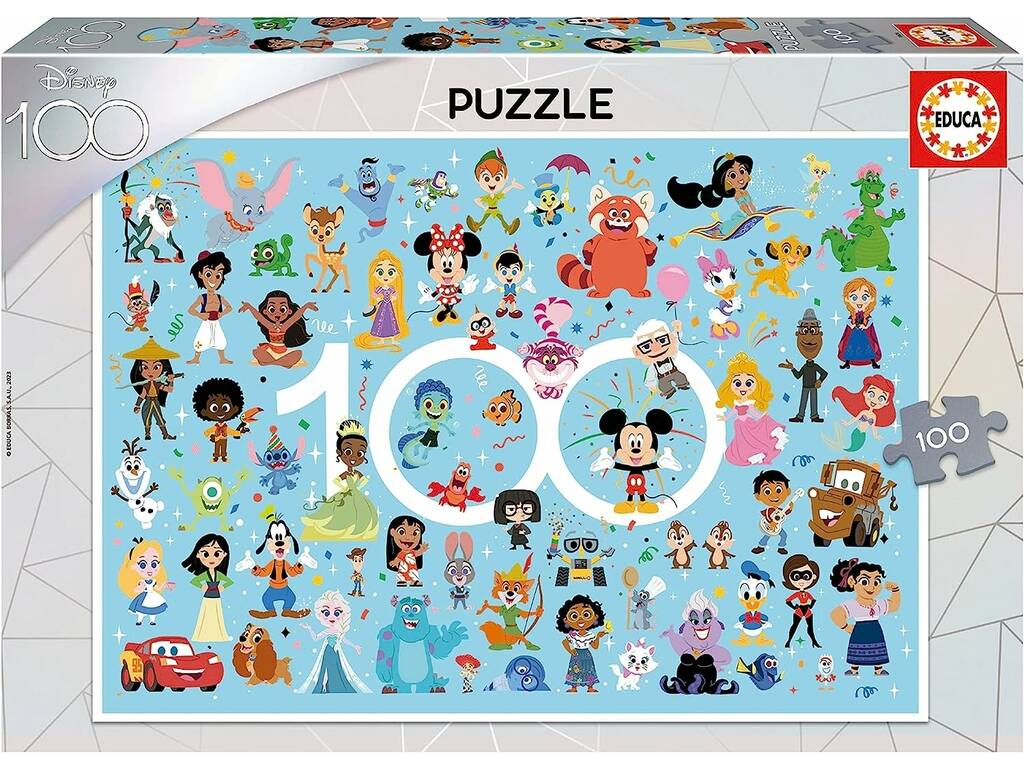 Puzzle 100 Disney Multiproperty von Educa 19676