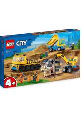 Lego City Camiones de Obra y Grua con Bola de Demolición 60391