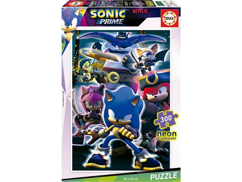 300 Sonic Prime Neon - Educa Borras