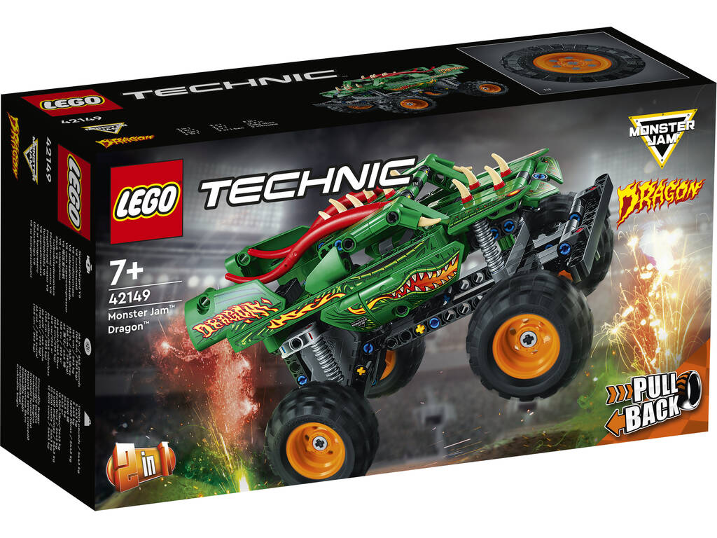 Lego Technic Monster Jam Drache 42149