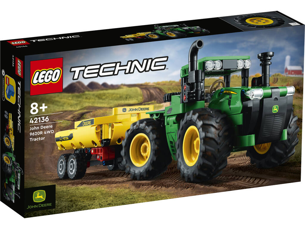Lego Technic Monster Jam John Deere 9620R 4WD Trattore 42136