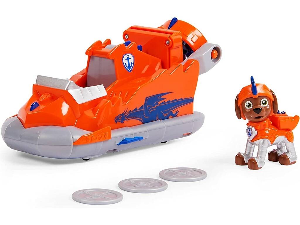 Paw Patrol Rescue Knights Véhicule Zuma Deluxe Spin Master 6063589