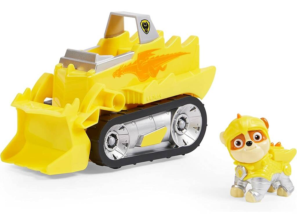 Paw Patrol Rescue Knights Rubble Rubble Deluxe Vehicle Spin Master 6063587