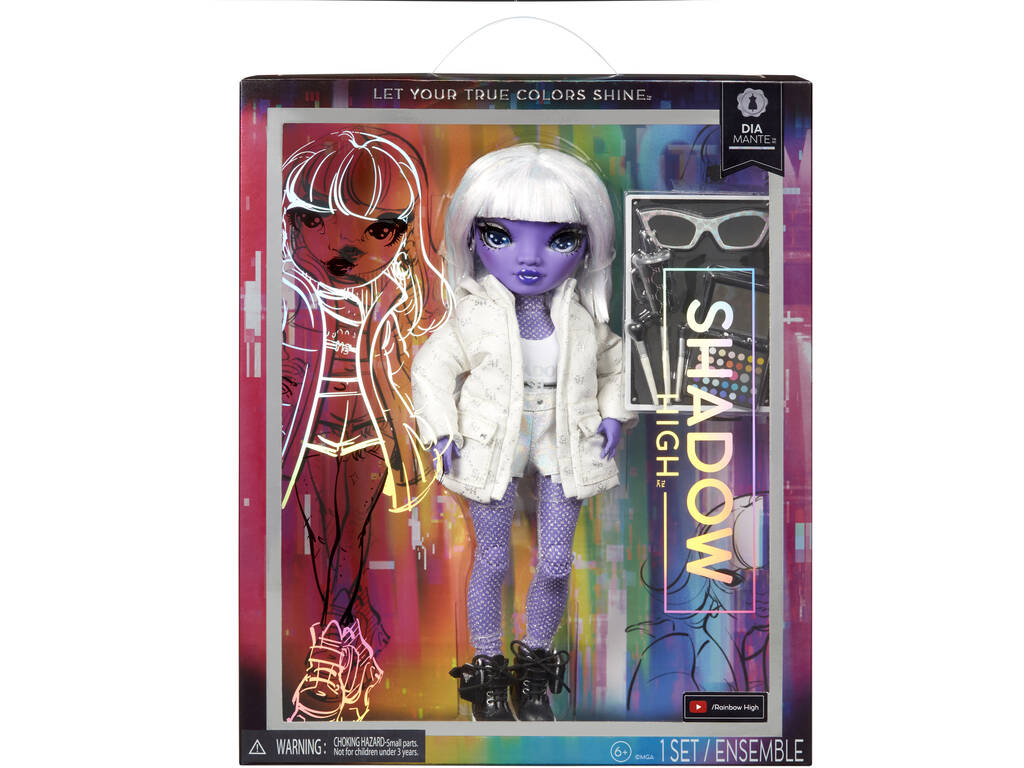 Rainbow High Shadow High Doll Series 2 Dia Monte Purple MGA 583066
