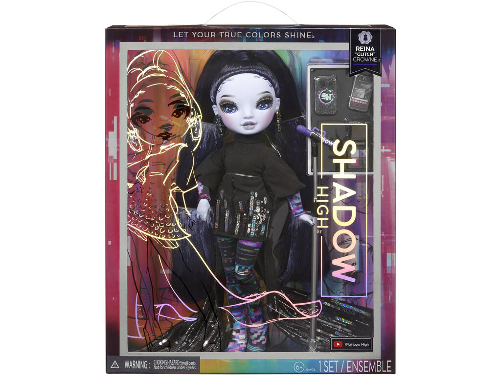 Rainbow High Shadow High Doll Series 2 Queen Clutch Crowne Midnight MGA 583073
