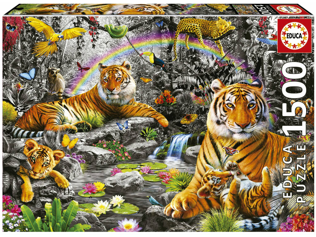 Puzzle 1500 Strahlender Dschungel Educa 19563