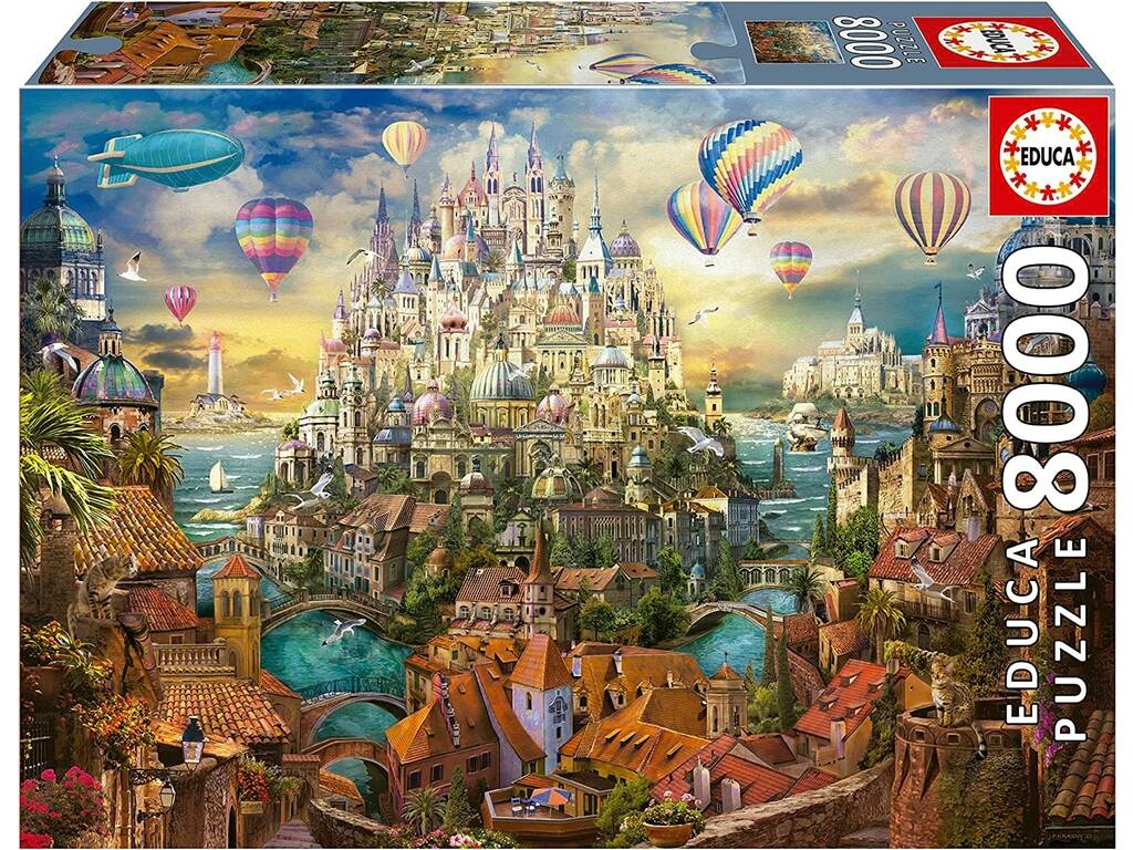 Puzzle 8000 Stadt der Träume Educa 19570