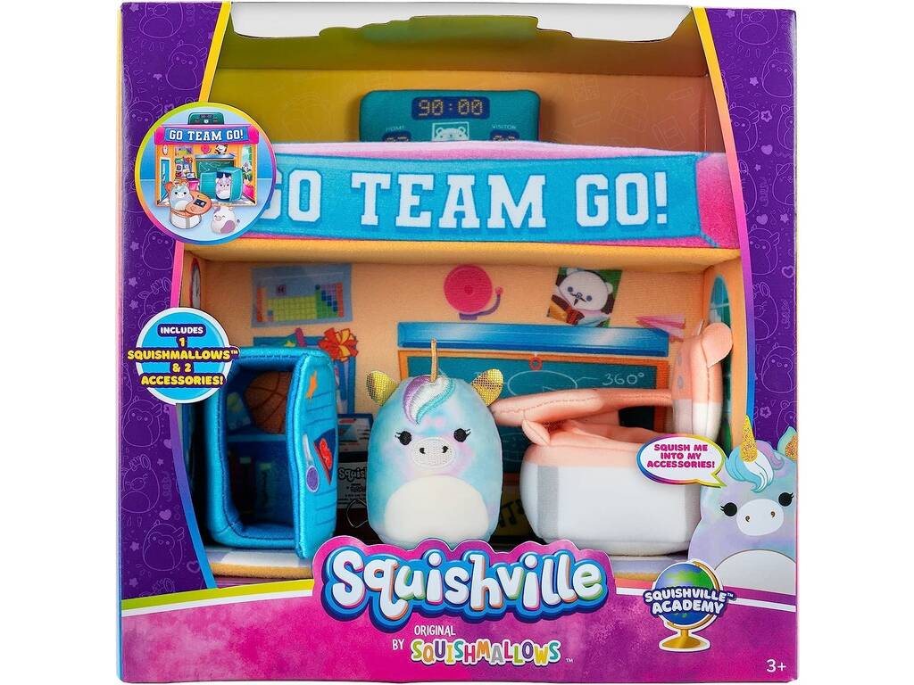 Squishmallows Squisville Playset Academia Toy Partner SQM0325