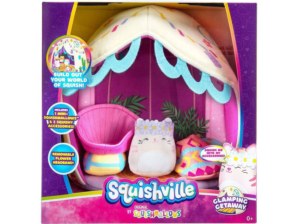 Squismallows Squisville Spielset Camping Toy Partner SQM0210
