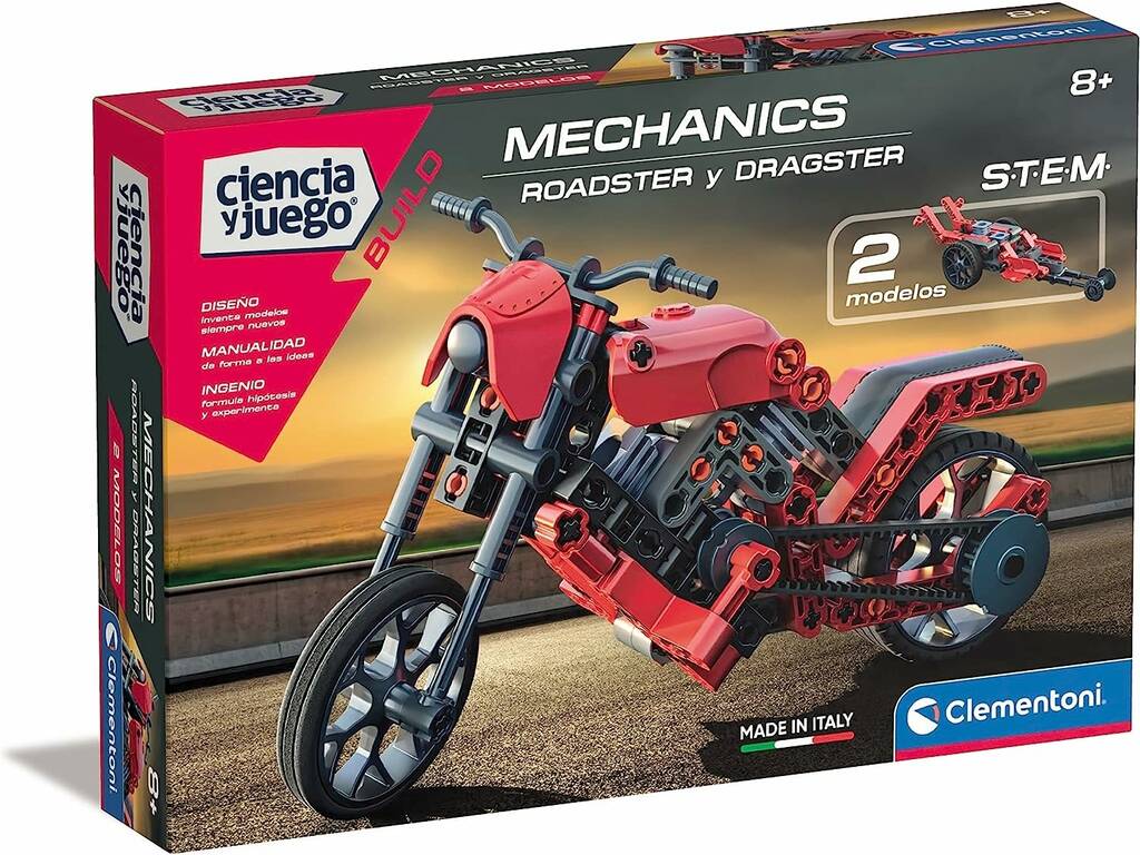 Mechanik Roadster und Dragster Clementoni 55490