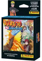Naruto Shippuden Ecoblister avec10 Enveloppes Panini 