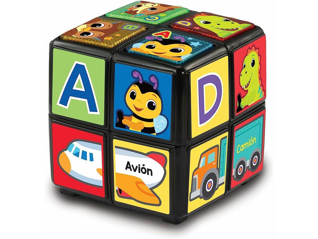 Cube Magique Infantil Tournez et Apprenez de Vtech 558422 