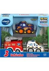 imagen Tut Tut Bólidos Serie Pro Pack 3 Vehículos de Acción Vtech 420522