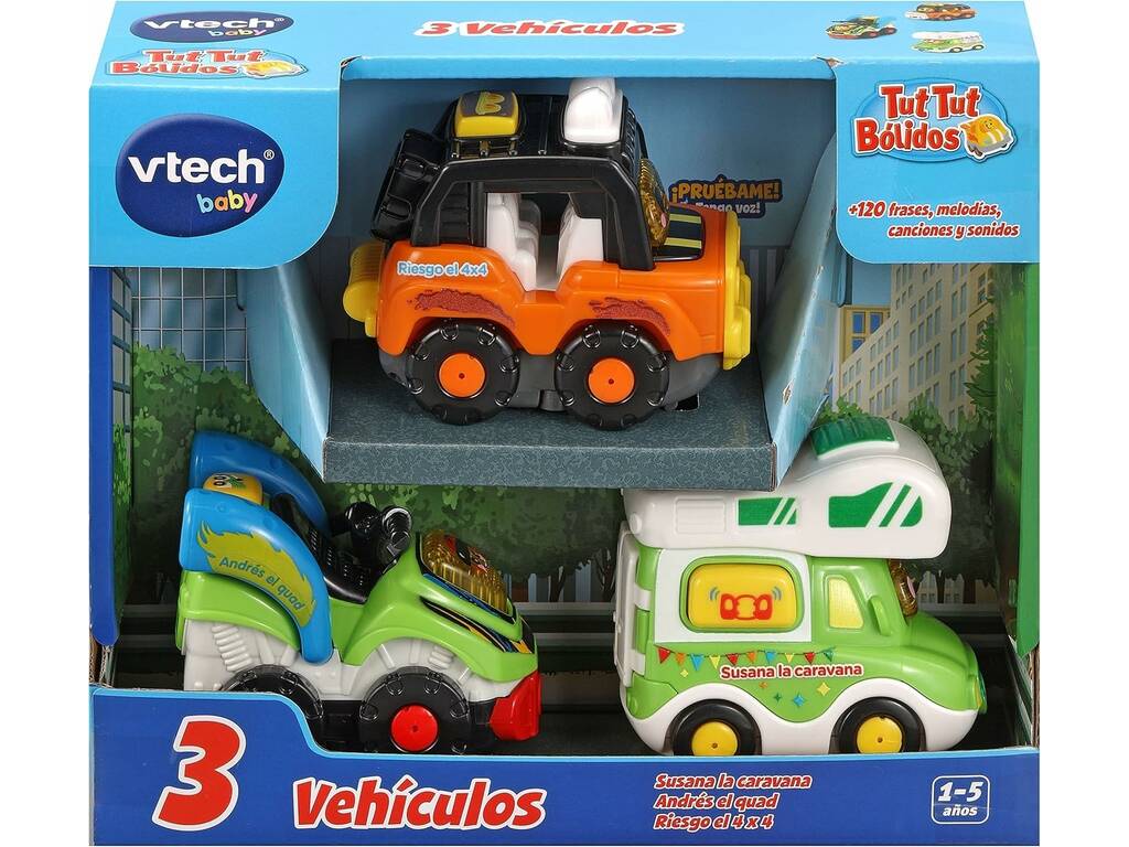 Tut Tut Bólidos Serie Pro Pack 3 Vehículos Especiales Vtech 420567