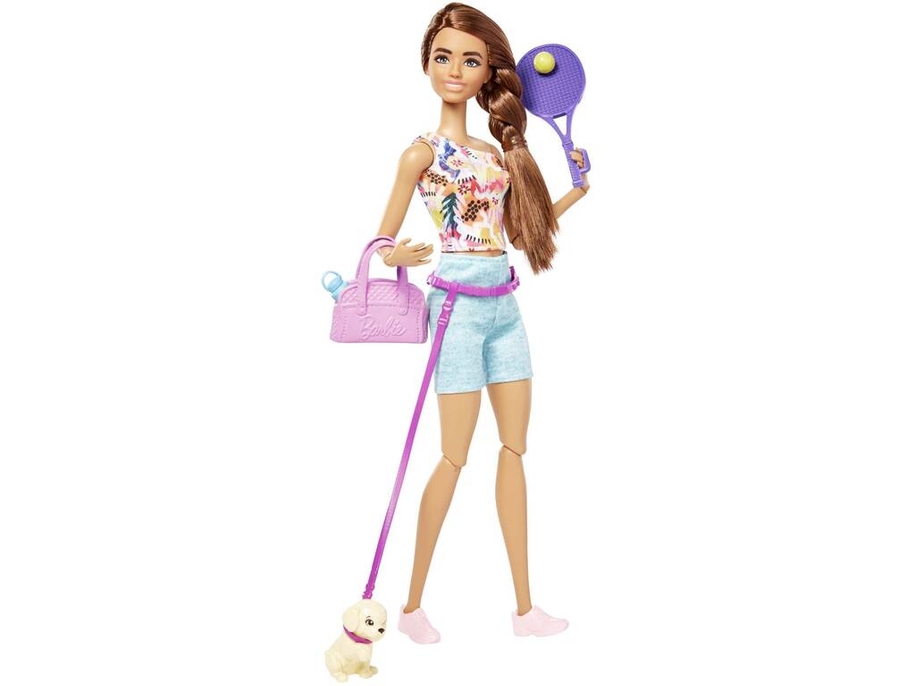 Barbie Muñeca Morena Bienestar Aire Libre Mattel HKT91
