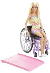 Barbie Fashionista Rubia con Silla de Ruedas Mattel HJT13