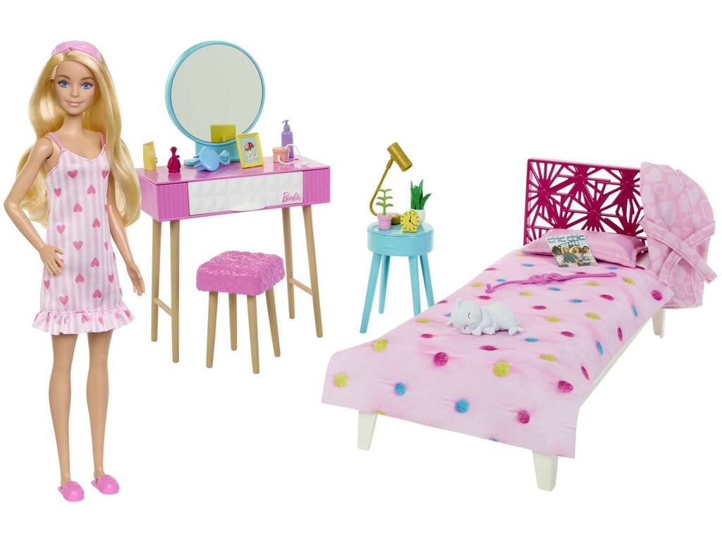 Barbie Camera da letto Mattel HPT55