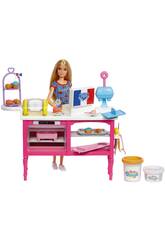Poupée Barbie It Takes Two avec Cake Shop Mattel HJY19