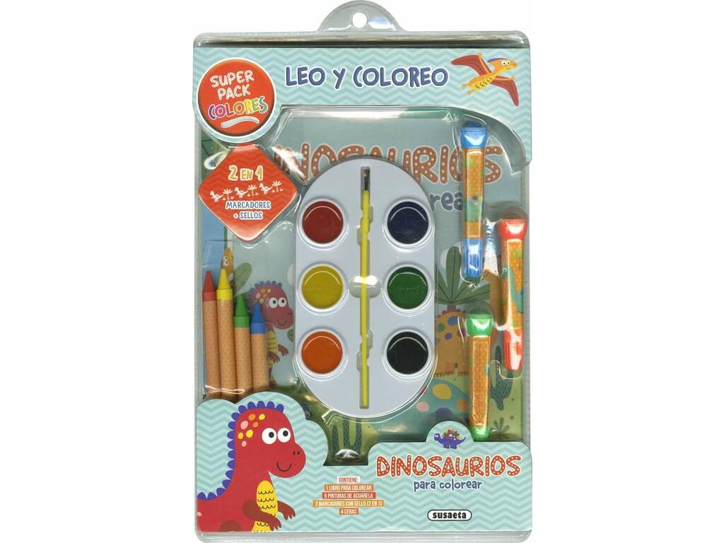 Susaeta Leo et Coloreo Dinosaurios S3523001