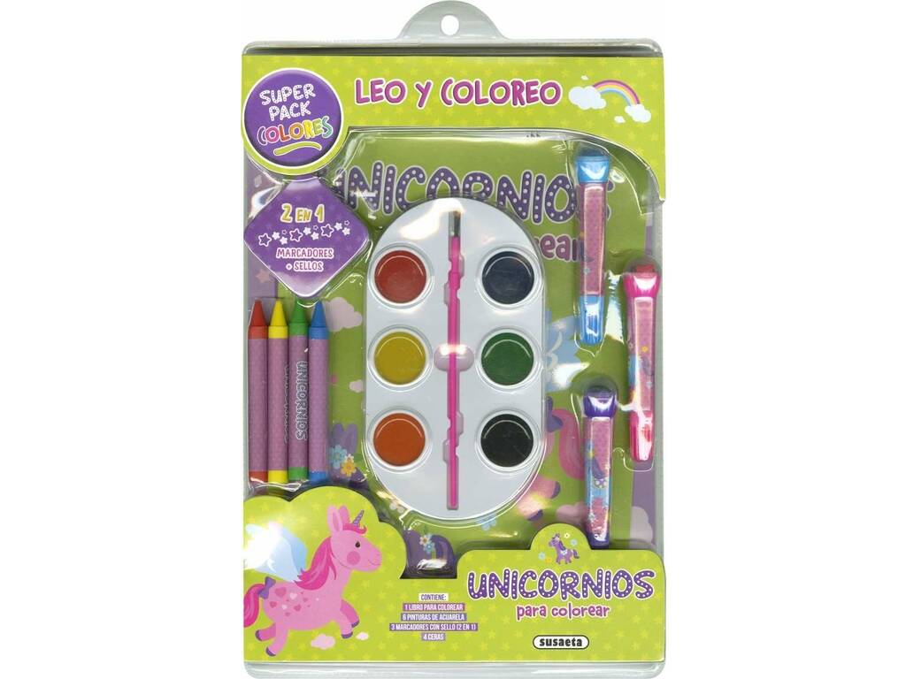 Leo y Coloreo Unicornios Susaeta S352302