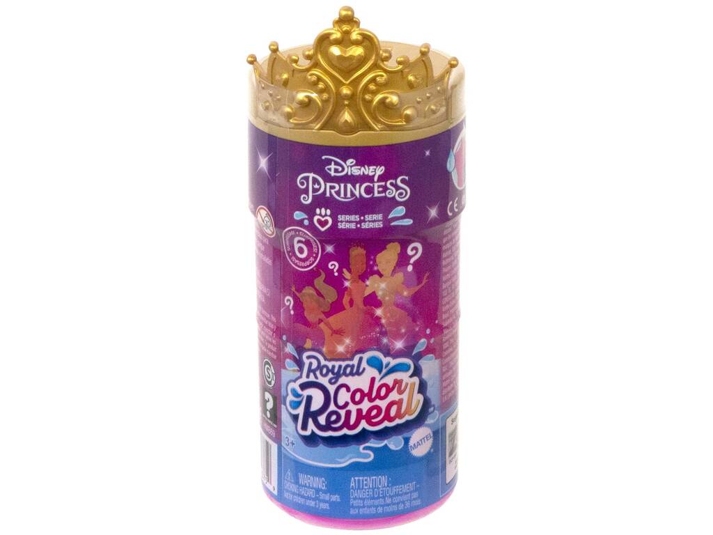 Principessa Disney Mini Bambola Sorpresa Royal Color Reveal Mattel HMB69