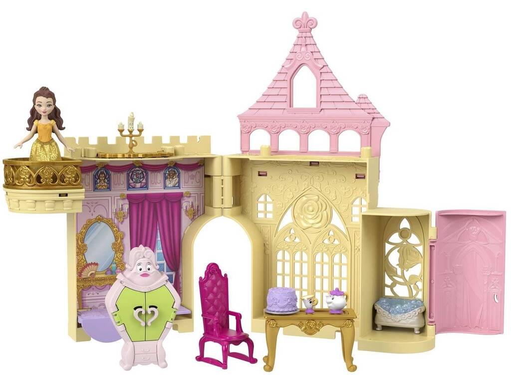 Princesas Disney Minis Castelo de Bela Mattel HLW94