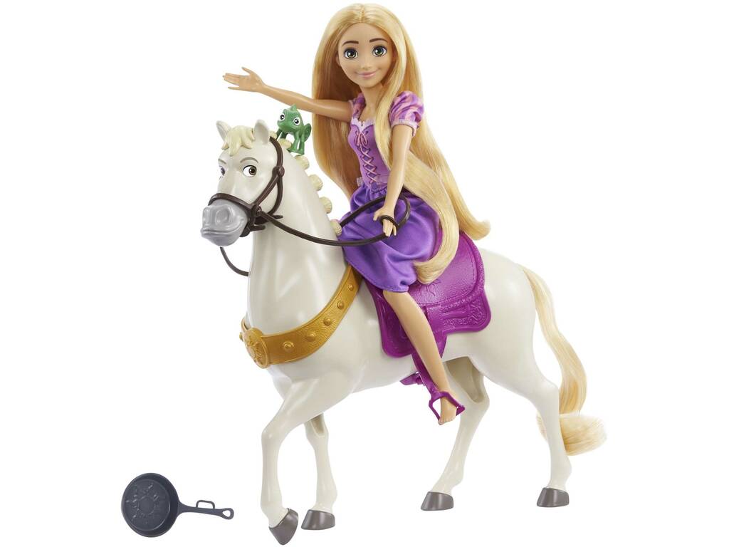 Disney-Prinzessinnen-Puppe Rapunzel und Maximus Mattel HLW23