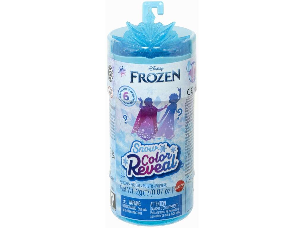 Frozen Mini Boneca Surpresa Snow Color Reveal Mattel HPR35
