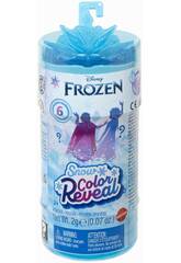 Frozen Mini Boneca Surpresa Snow Color Reveal Mattel HPR35