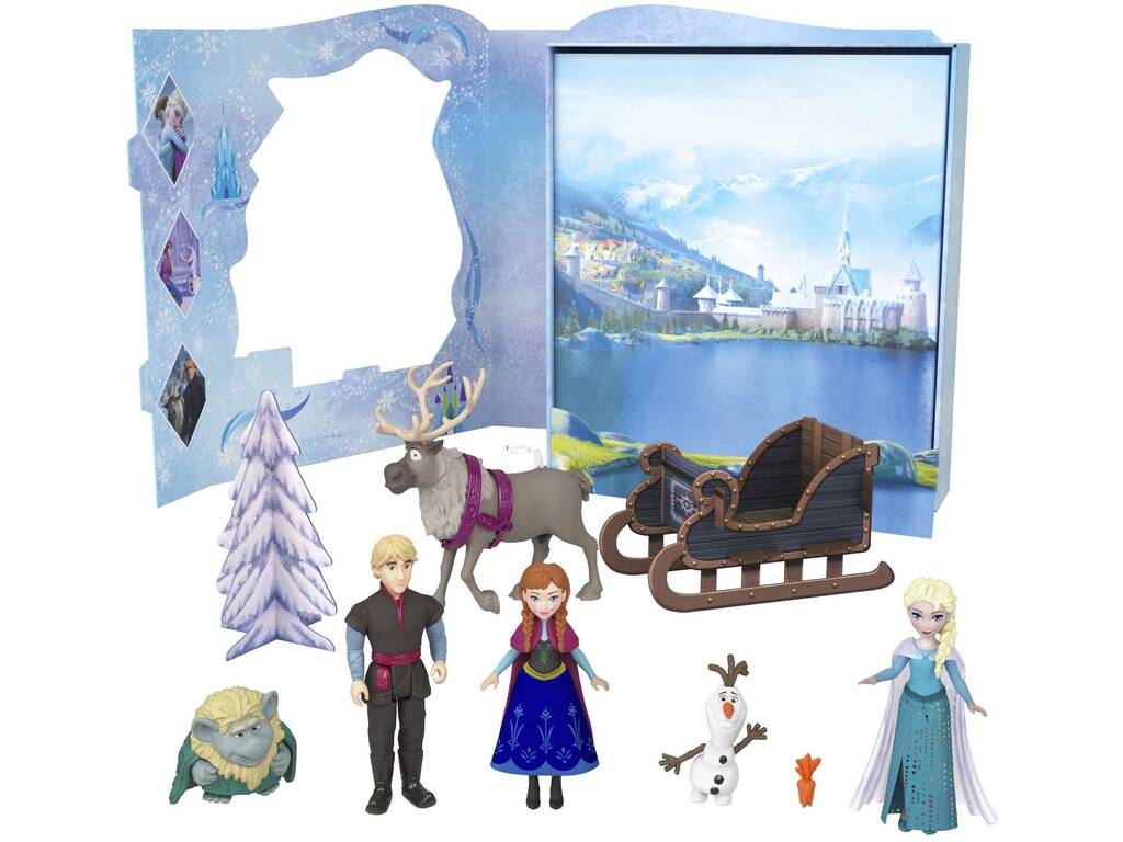 Frozen Minis Pack 6 Figuras de Cuentos Clásicos de Frozen Mattel HLX04