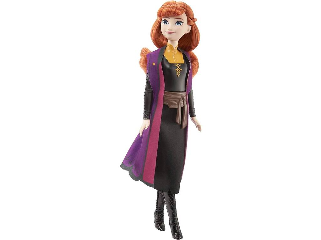 Poupée Frozen Anna avec gilet Mattel HLW50