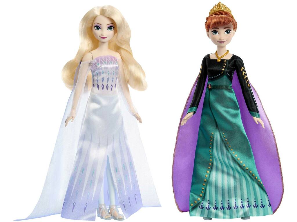 Frozen Snow Queens Elsa et Anna Dolls Mattel HMK51