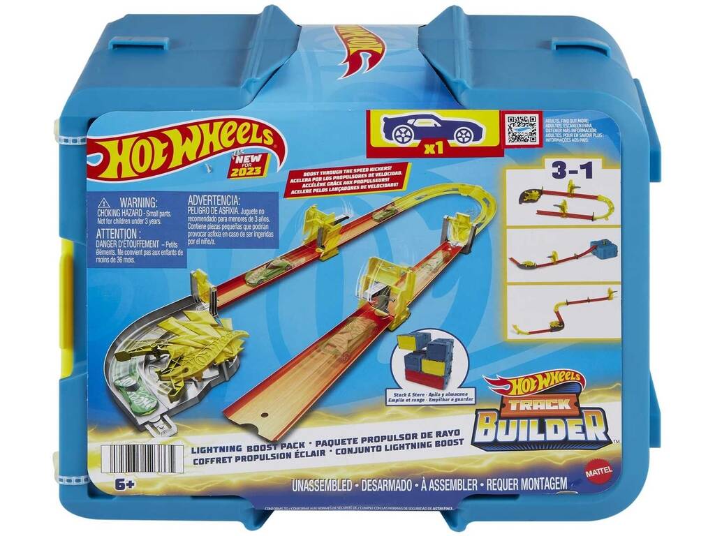 Hot Wheels Track Builder Pack Turbo Lightning Mattel HMC03